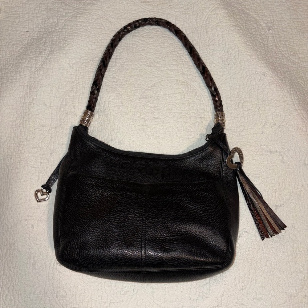 Brighton Barbados Zip Top Hobo Shoulder Bag